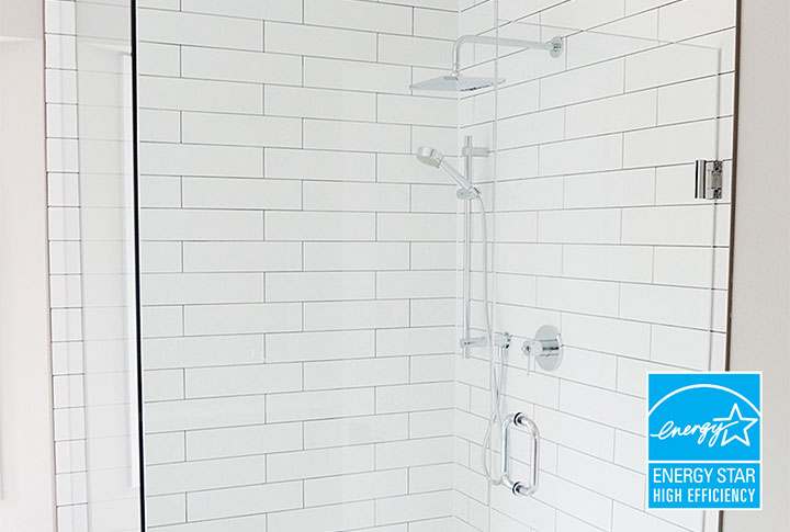 frameless glass shower