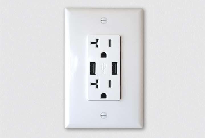 usb wall outlets