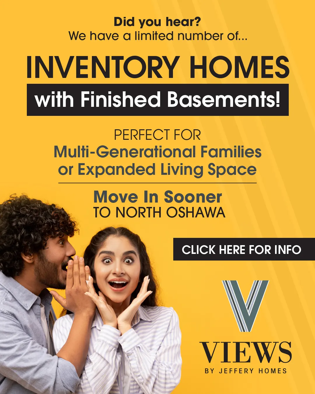 Views inventory homes with finished basements