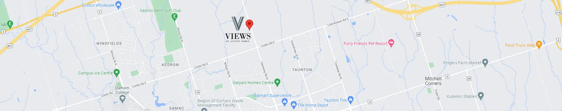 Location of Views by Jeffery Homes