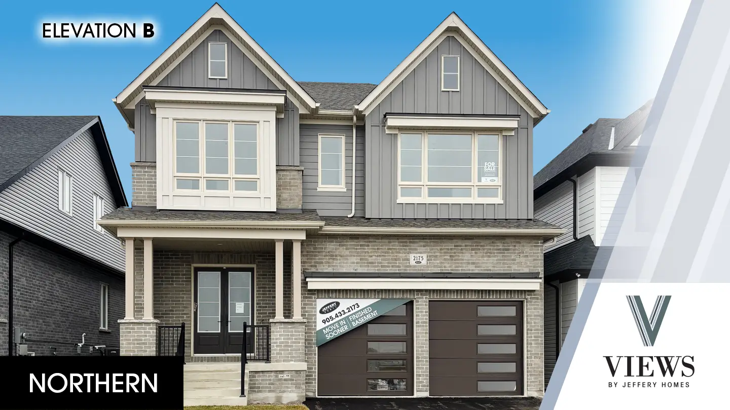 Northern home model, B elevation