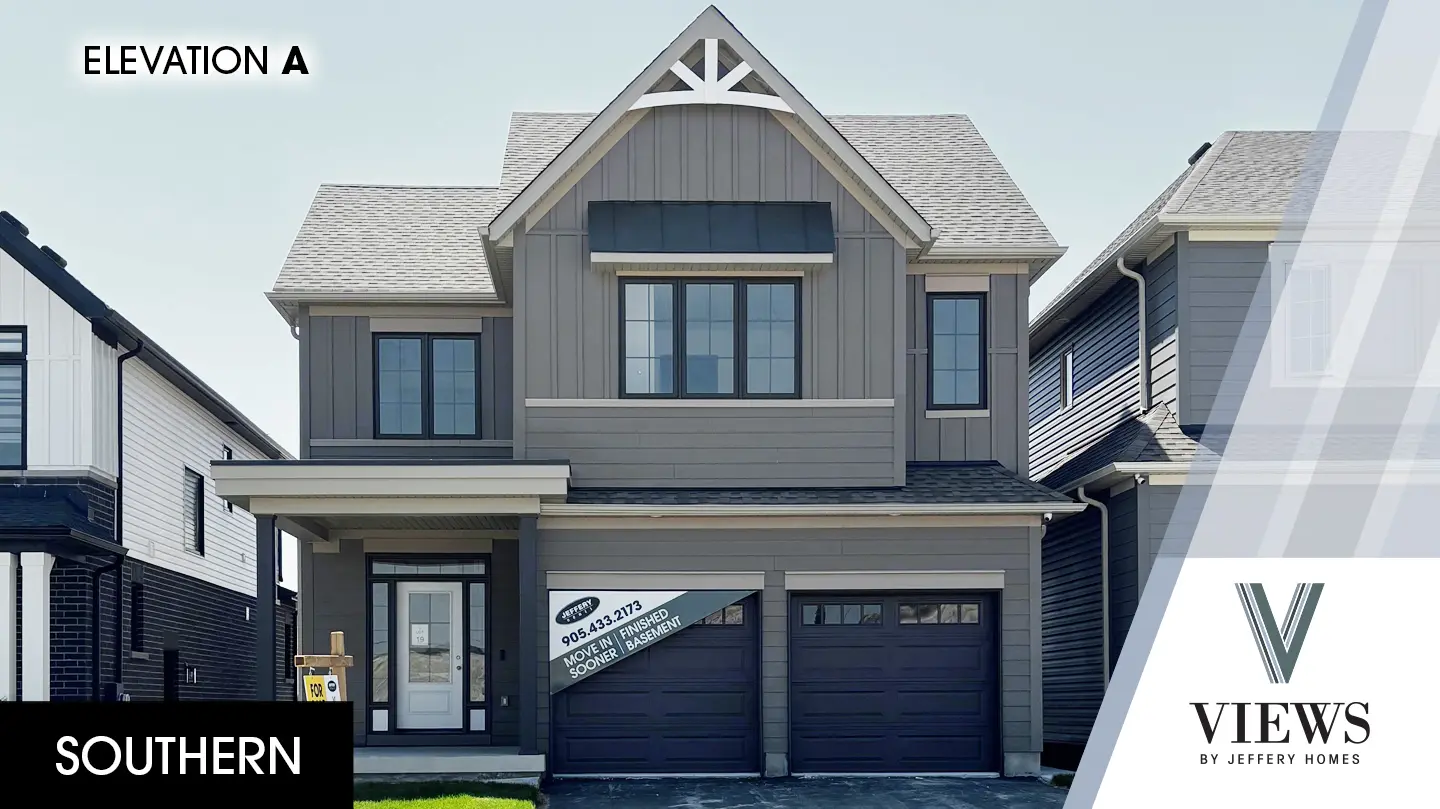 Southern 'B' Elevation for Lot 19 Southern home model, B elevation