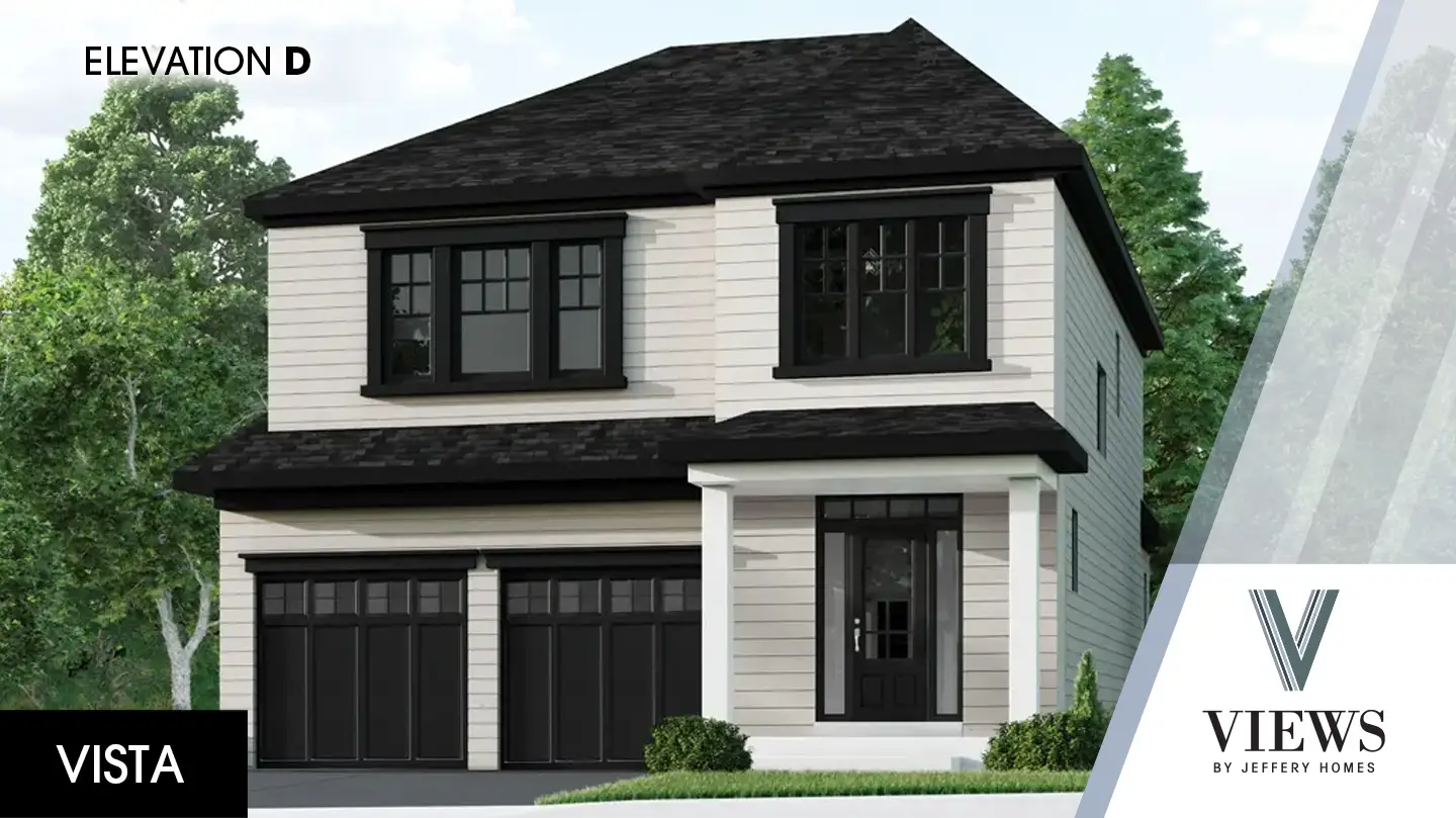 Vista 'D' Elevation for Lot 37 Vista home model, D elevation