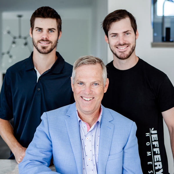 Scott Jeffery with sons Lucas and Eric