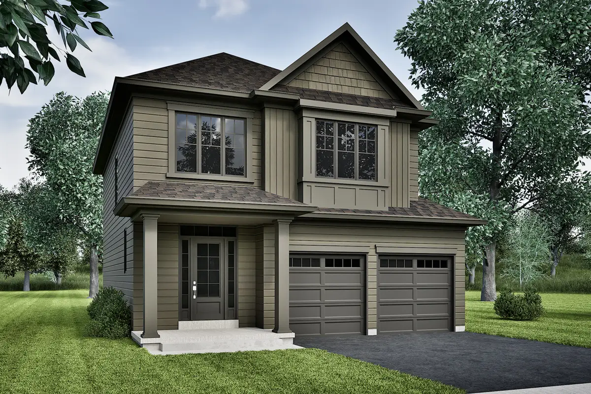 Springview A Elevation Views home model Springview A