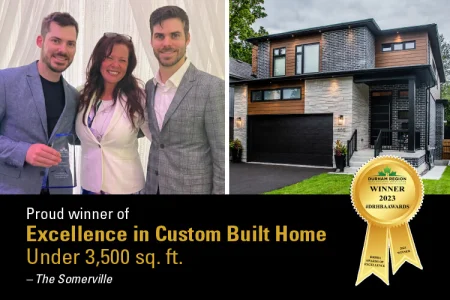 DRHBA Award Winner for Excellence in Custom Built Home Under 3500 sq ft DRHBA 2023 Custom Home Builder Award